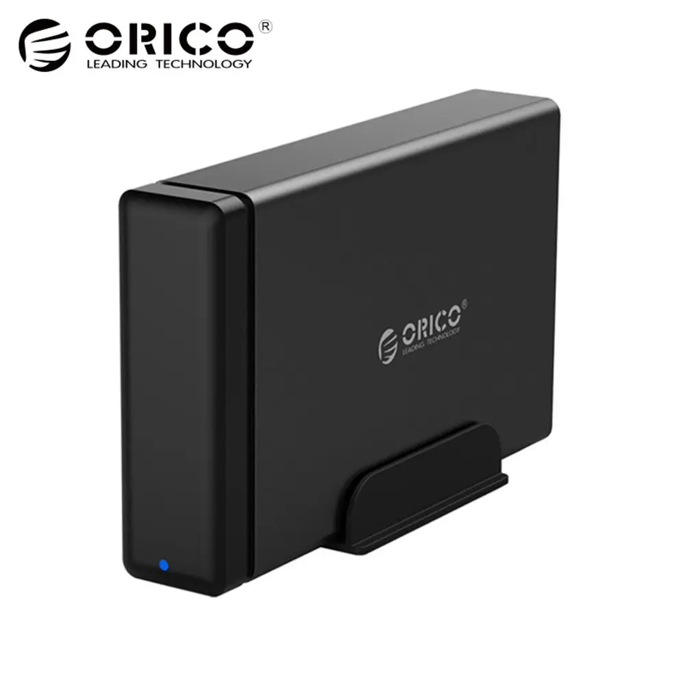 

ORICO Aluminum Hard Drive HDD Dock Enclosure USB3.0 to SATA3.0 3.5 inch HDD Case Support UASP 12V2A Power MAX 10TB Capacity