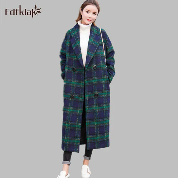 Herfst Winter Nieuwe Mode Turn-Down Kraag X-Lange Vrouwen Cassic Eenvoudige Wollen Maxi Lange Jas Vrouwelijke Gewaad bovenkleding S-XL E0707 Herfst Winter Nieuwe Mode Turn-Down Kraag X-Lange Vrouwen Cassic Eenvoudige Wollen Maxi Lange Jas Vrouwelijke Gewaad bovenkleding S-XL E0707