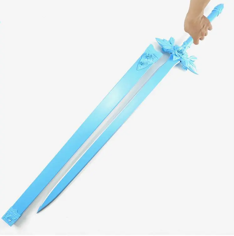 Меч искусство онлайн алисизация Eugeo синий меч из розового дерева Косплей Реквизит на Рождество Хэллоуин косплей Вечерние