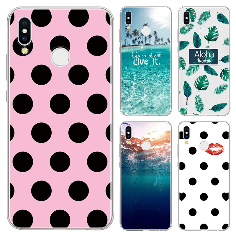 

Summer Leaf Thin Soft Silicone TPU Funda For Huawei P20 P Smart Mate 9 10 20 P8 P10 P20 P9 Plus P30 Pro Lite mini 2017 2019 Case