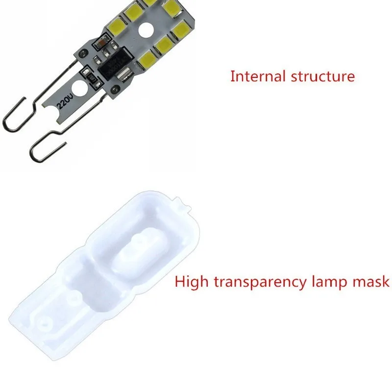 10 шт. мини G9 светодиодный светильник 220 в 230 в 240 В 5 Вт Светодиодный светильник SMD2835 кукурузные лампы Люстра Свет яркое пятно
