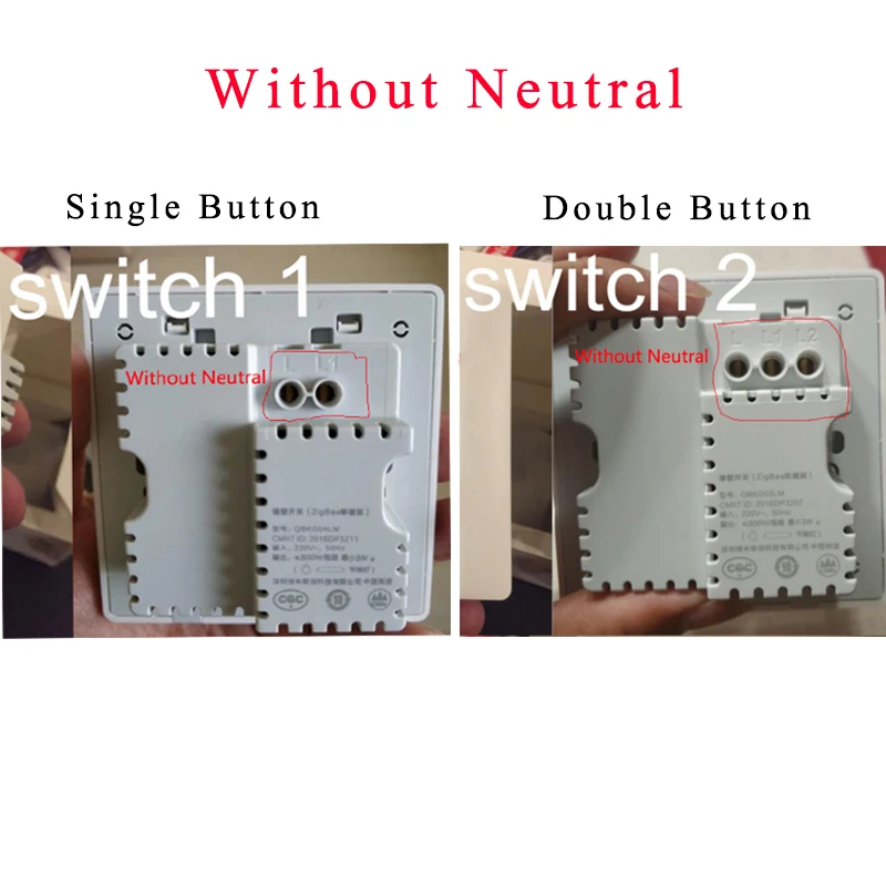  Xiaomi Aqara Wall Switch Smart ZigBee Zero Line Fire Wire Light Remote Control Wireless Key Wall Sw - 32950175670