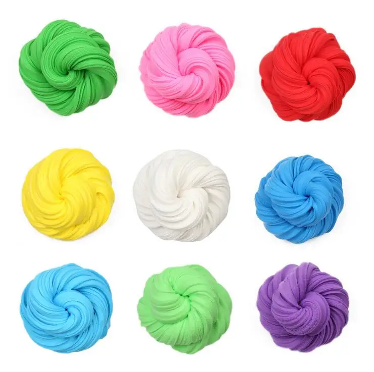 DIY Fluffy Foam Slime Clay Ball Supplies Light Soft Cotton Charms Slime Fruit Kit Cloud Craft Antistress Kids Toys for BOY GIFTS