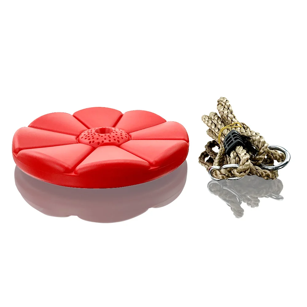 الاطفال Slackers مقعد أرجوحة متوهجة ليلة Riderz Led القرص تحلق الصحن مجموعة أرجوحة مع Zipline اللعب في الهواء الطلق تحلق الصحن سوينغ