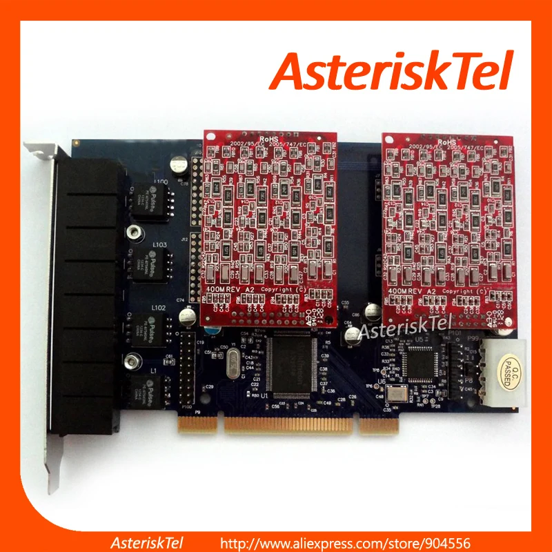 Карта Asterisk TDM800P с 8 портами FXO FXS офисная АТС PABX система плата PCI issable Digium Sangoma Card|card