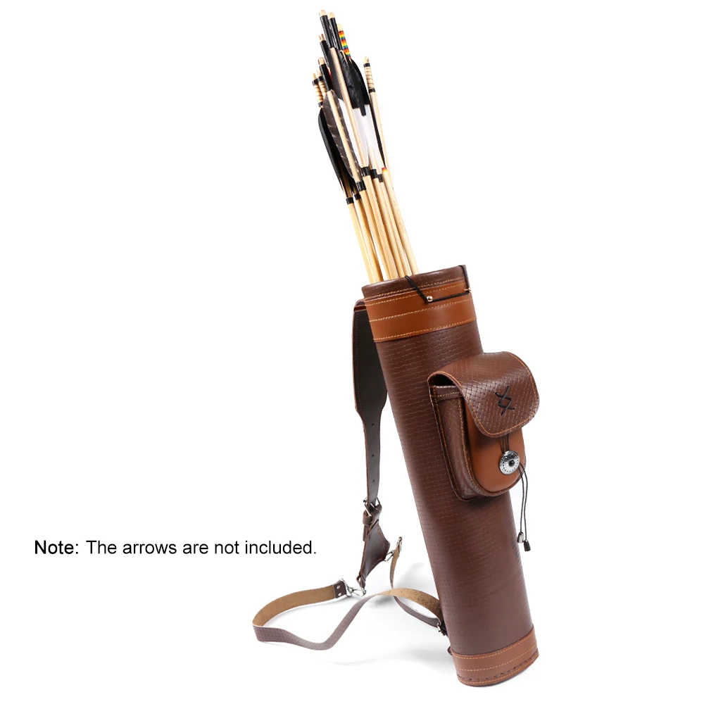 Cow Leather Arrow Bag Tube Hunting Archery Arrow Holder Storage Carrier Shoulder Bag Bow Arrow Shooting Hunting Accessories Bow Arrow Aliexpress