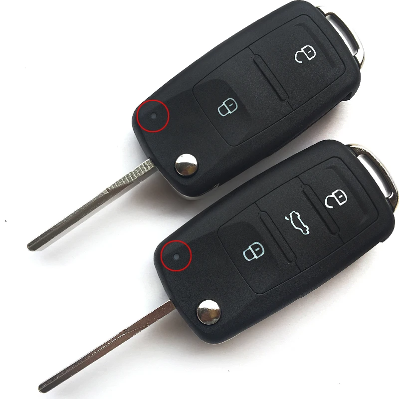 2 3 кнопки дистанционного ключа оболочка Крышка для VW touareg Golf MK6 для Volkswagen Polo Tiguan Jetta Beetle 5K0837202AD автомобильный флип чехол для ключей