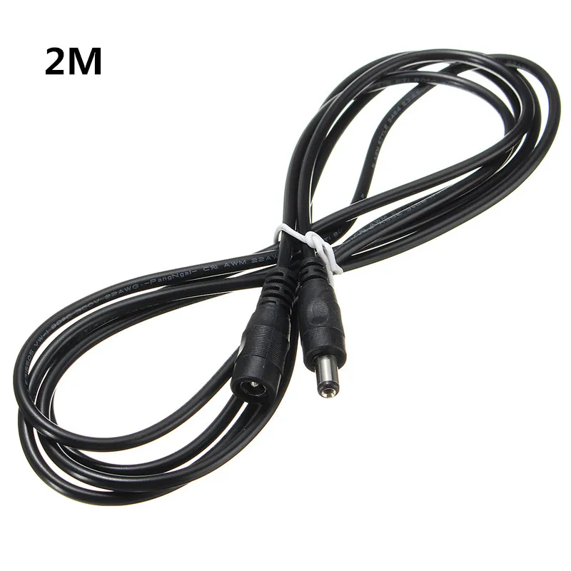 

NEW DC12V 5.5mmx2.1mm Male Plug to Female Socket DC Power Adapter Power Conversion Cable Extension Switch Source Adapter