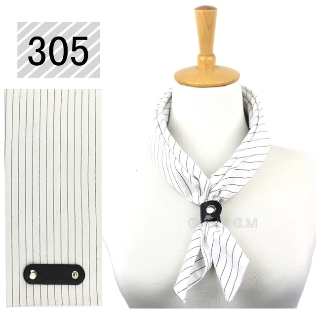 Autumn Winter Scarf Women Casual Cotton Mens Scarves 60*60 cm Square Striped Hanky Wrap Fashion Pocket Square For Party 305