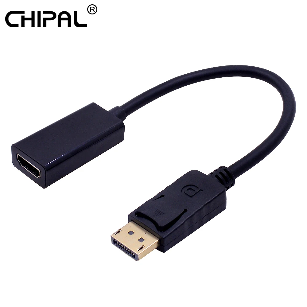 

DP to HDMI Adapter Cable Converter Adapter Mini DisplayPort to HDMI HDTV Male to Female Support 1080P for HDTV Projector Display