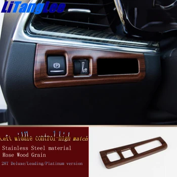 

Litanglee Left Centre Panel Decoration Sticker High Configuration Rose Wood Grain For Cadillac XT5 Car Styling