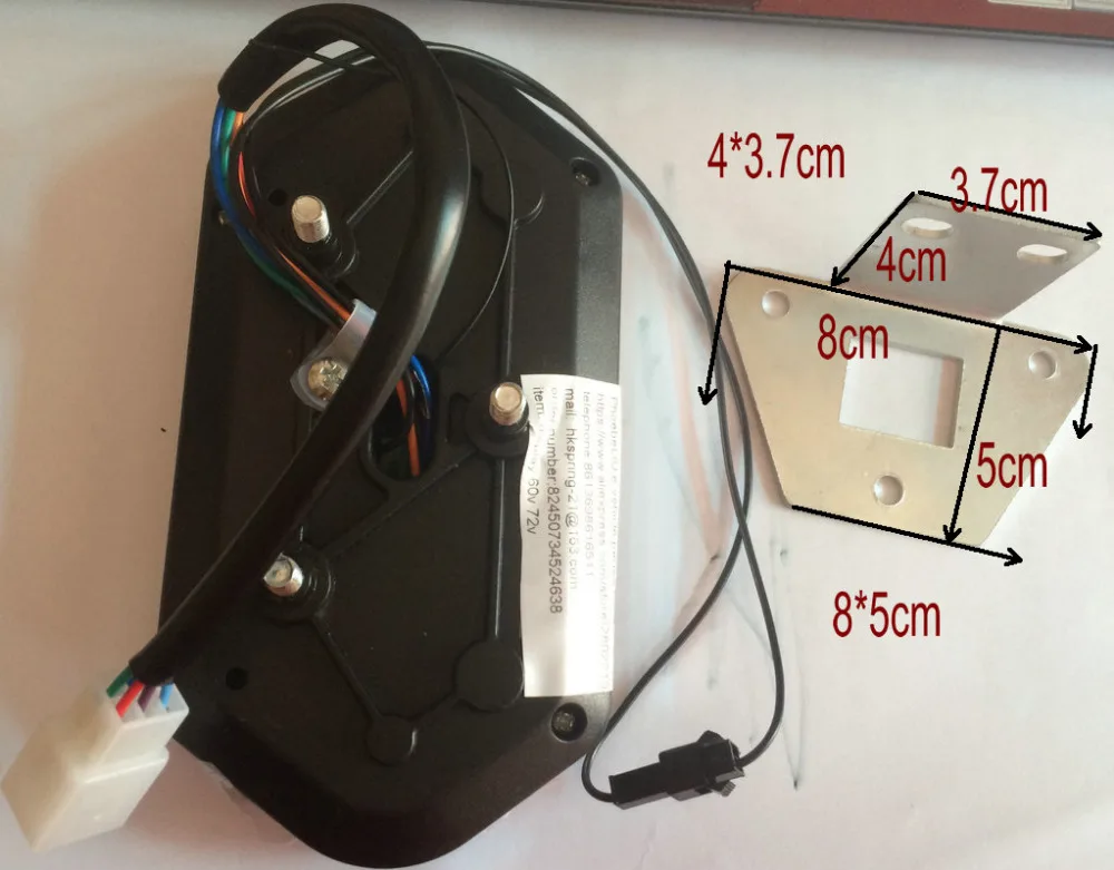 Спидометр с ЖК-дисплеем 48v60v72v светильник/индикатор уровня заряда/индикатор питания для электрического скутера, трицикла, приборной панели MTB