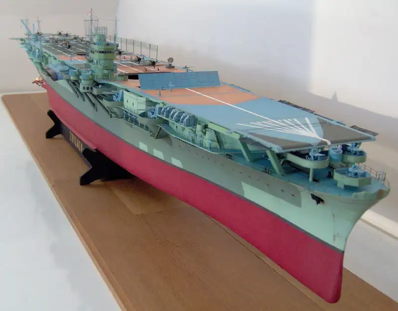 Высококачественный японский военный авиаперевозчик Zuikaku 3D бумажный комплект