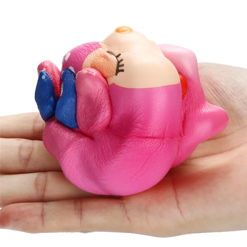 Squishies Kawaii с рисунком рождественского оленя медленно поднимающийся крем ароматизированное средство для снятия стресса игрушки анти-стресс