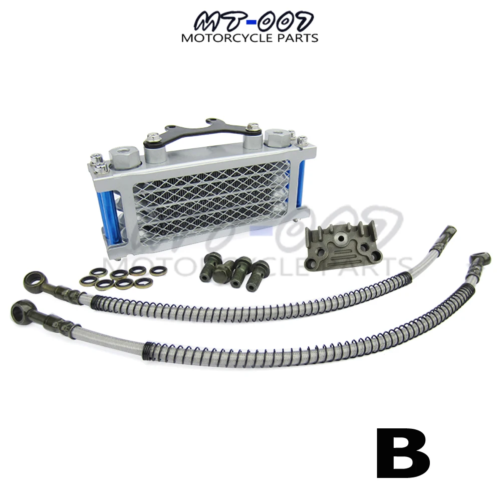 Oil Cooler set / Oil Radiator Set For 50 70 90 110 125 140cc Dirt bike