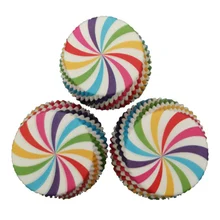 Дропшиппинг 100 шт./компл. для маффинов кексов бумажная форма для пирога формы кекс Лайнер выпечки Muffin Box чашки случае поднос для вечеринок торта