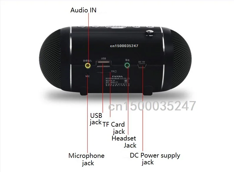 PANDA DS-147 динамик таймер переключатель песня лирика синхронизированный FM радио U диск/TF карта mp3-плеер