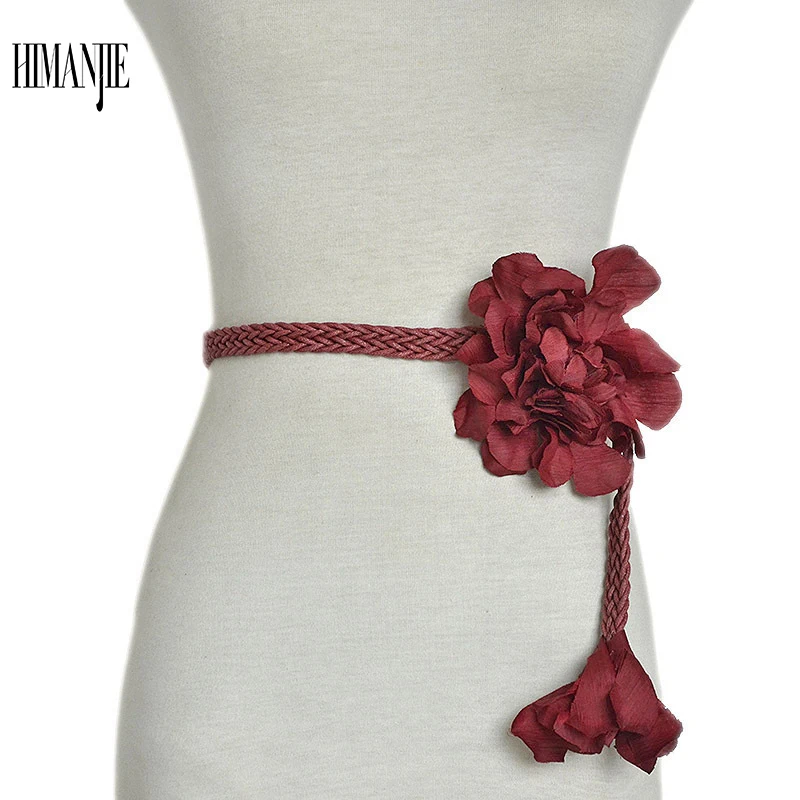 Bohemian style belt with tassel party belts & cummerbunds women girls string waistband women