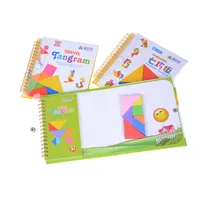 Новые 3 вида детских пазлов подарок на день рождения IQ детские игрушки Магнитный Танграм головоломка Монтессори образование