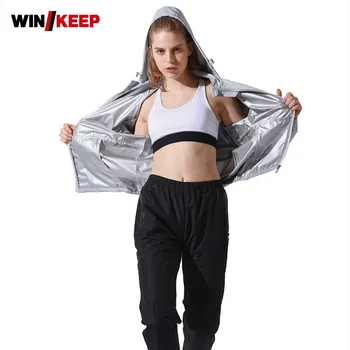 

High Quality Polyester Quickly Sweating Tracksuit Hooded Jacket Women Trainer Gym Fitness Sportswear Outdoor Sweat Running Suit