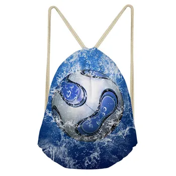 

ThiKin Foot Ball Pattern School Backpack for Boys Men Small Backpacks Drawstring Bag Kids Storage Bags Bolsas Feminina 2018