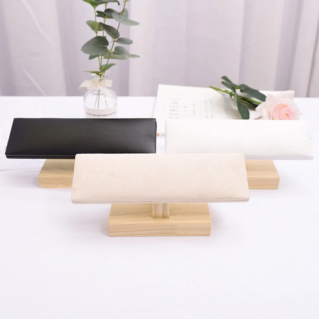  Wooden T-Bar Jewelry Rack for Bracelet Necklace jewelry display Stand Organizer Holder earring hold