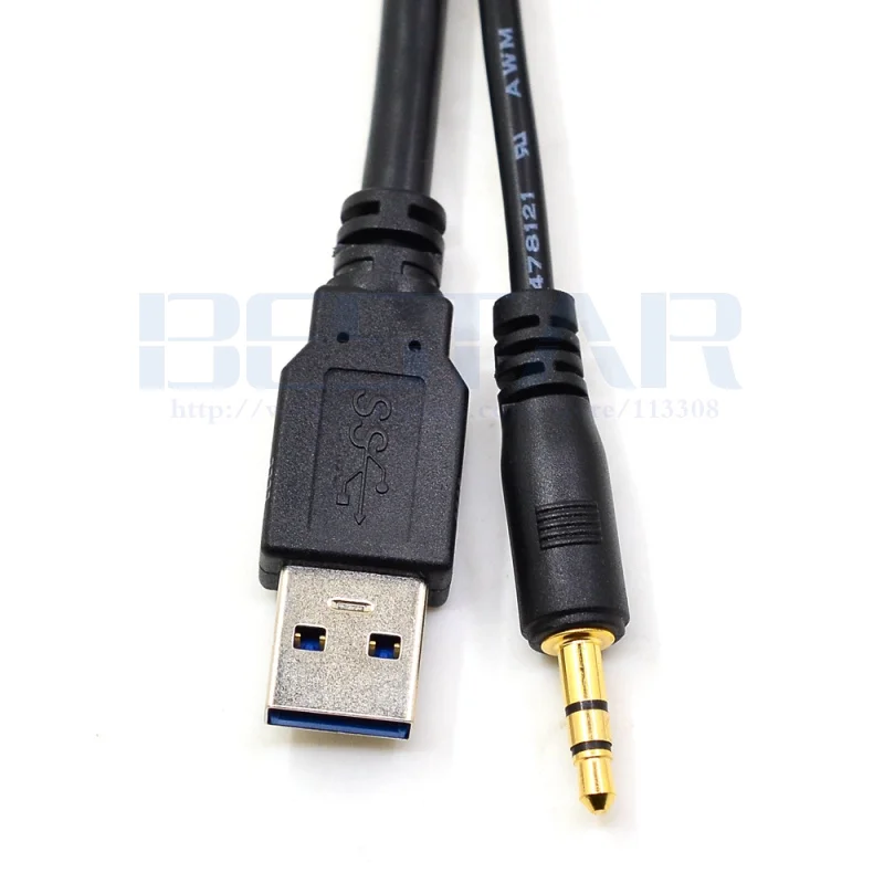 1 м USB 3 0 & 5 мм к AUX Удлинительный кабель для скрытого монтажа шнур