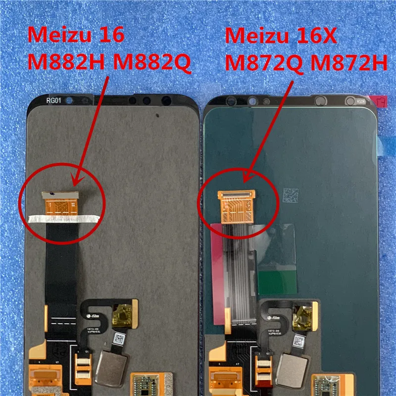 Axisinternational для 6," Meizu 16 16th M882Q/M882H Super AMOLED ЖК-дисплей+ сенсорная панель дигитайзер сборка