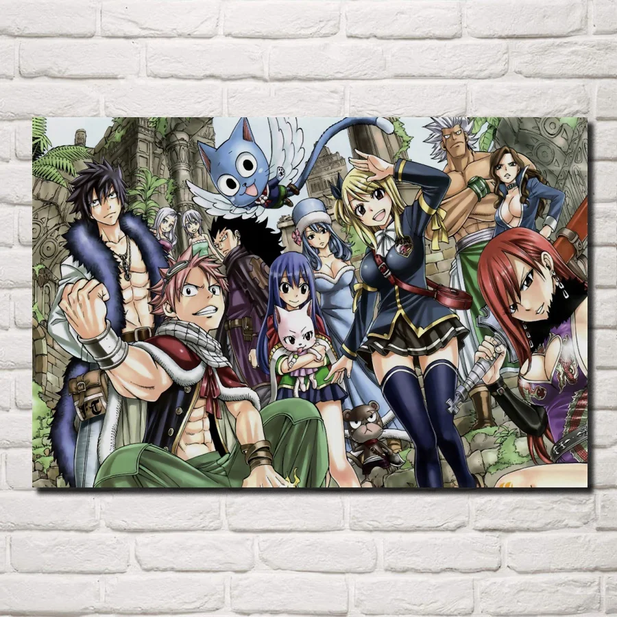 Buy Anime Fairy Tail living room decoration home wall