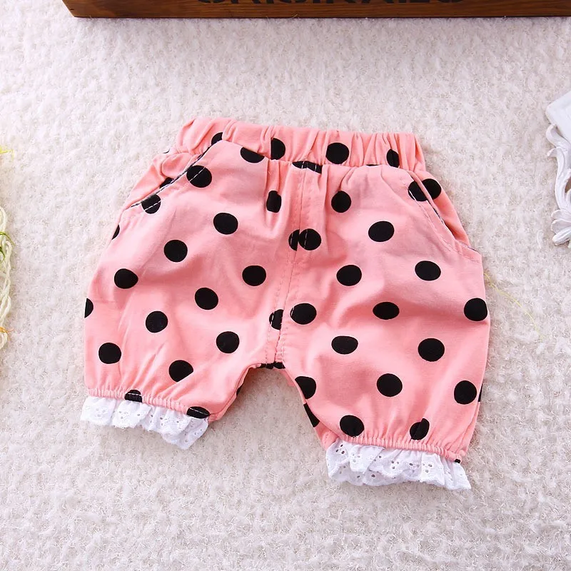 Комплекты летней повседневной одежды для маленьких девочек новорожденный короткий рукав футболка+ шорты спортивные костюмы для Bebe девочка младенческой бег костюм