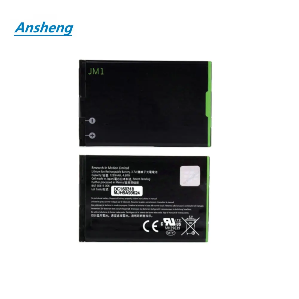 Ansheng 1230mAh JM1 батарея для Blackberry 9900 9930 9850 9860 9790 мобильного телефона|Аккумуляторы