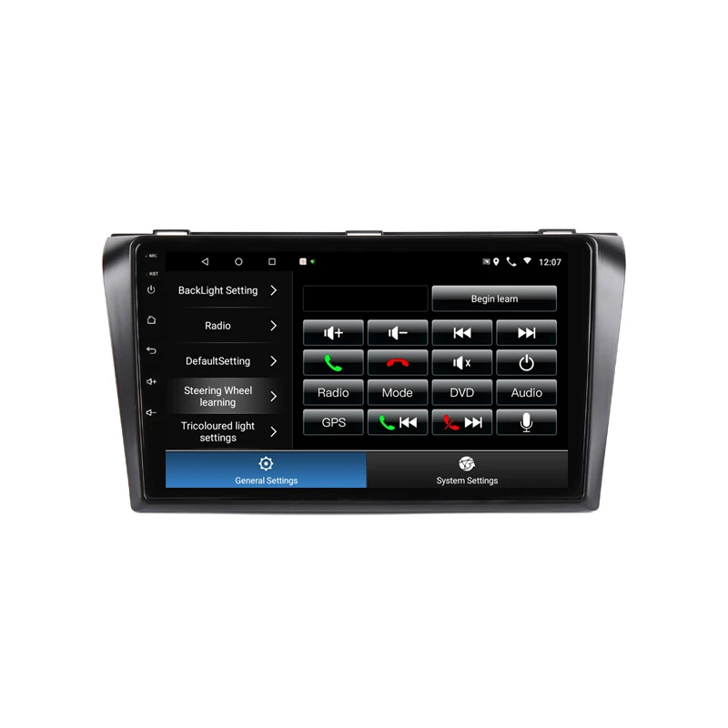 Excellent 9" 4G RAM 2.5D IPS 8 CORE Android 9.1 Car DVD Multimedia Player GPS for Mazda 3 2004 2005 2006 2007 2008 2009 radio navigation 3