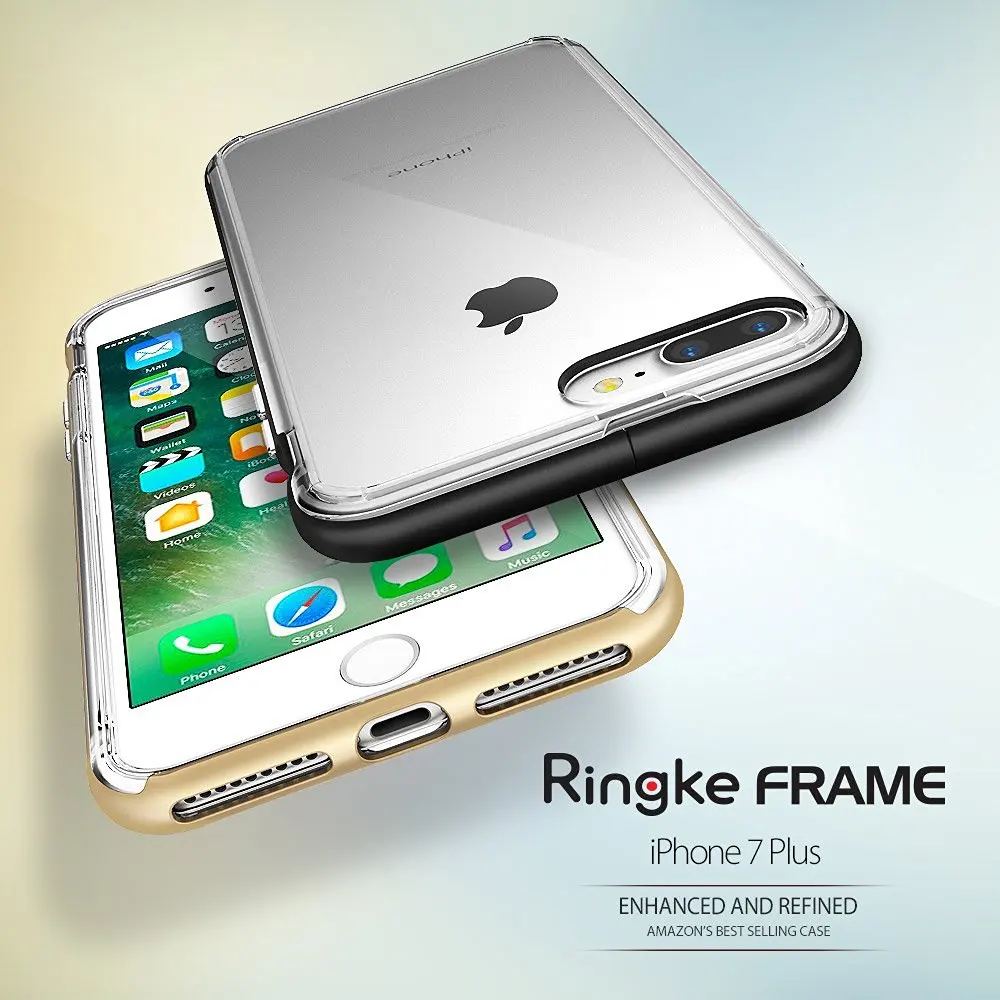 100 Original Ringke Frame Cases for iPhone 7 Plus 5 5 inch Dual Layer TPU Capsule