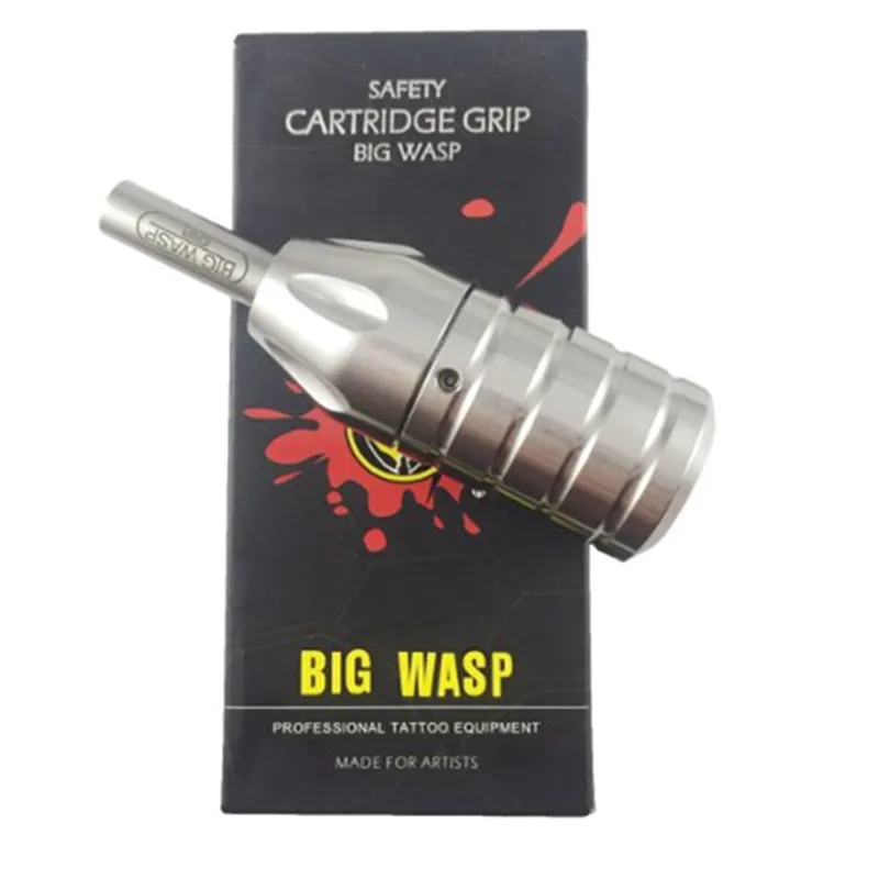 

BIG WASP Professional Design High Quality Adjustable Stainless Steel Cartridge Grip for Tattoo Machine