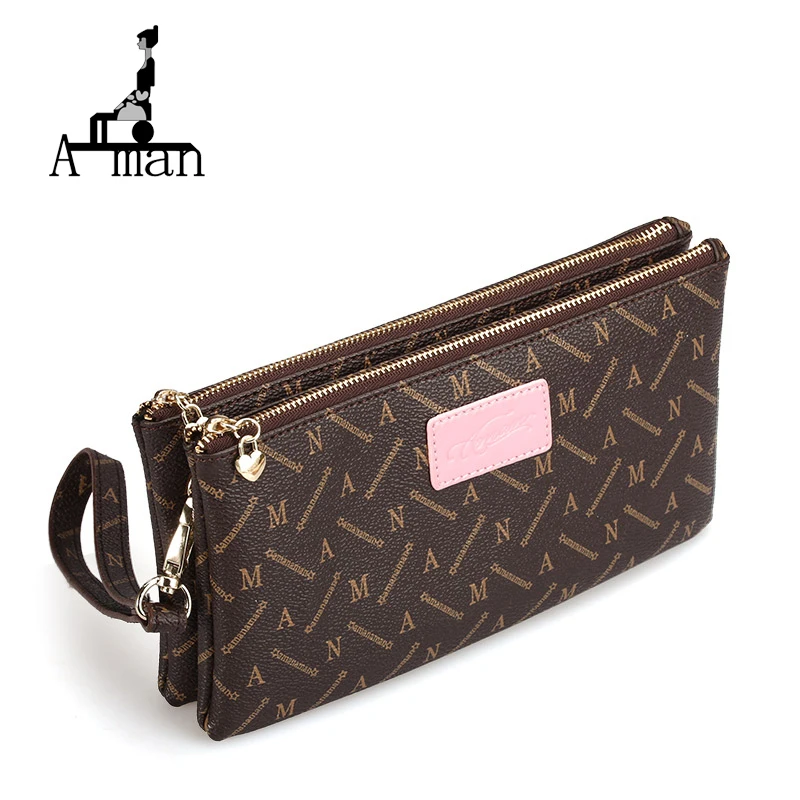 

AMAN Women Organizer Wallet Fashional Design Letter Printing AM80036