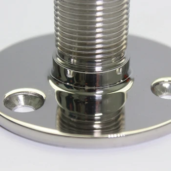 

Marine Boat Stainless Steel 90 Degree Marine Boat Hand Rail Fitting Round Stanchion Base For Pipe 1 Inch (25Mm) Dia