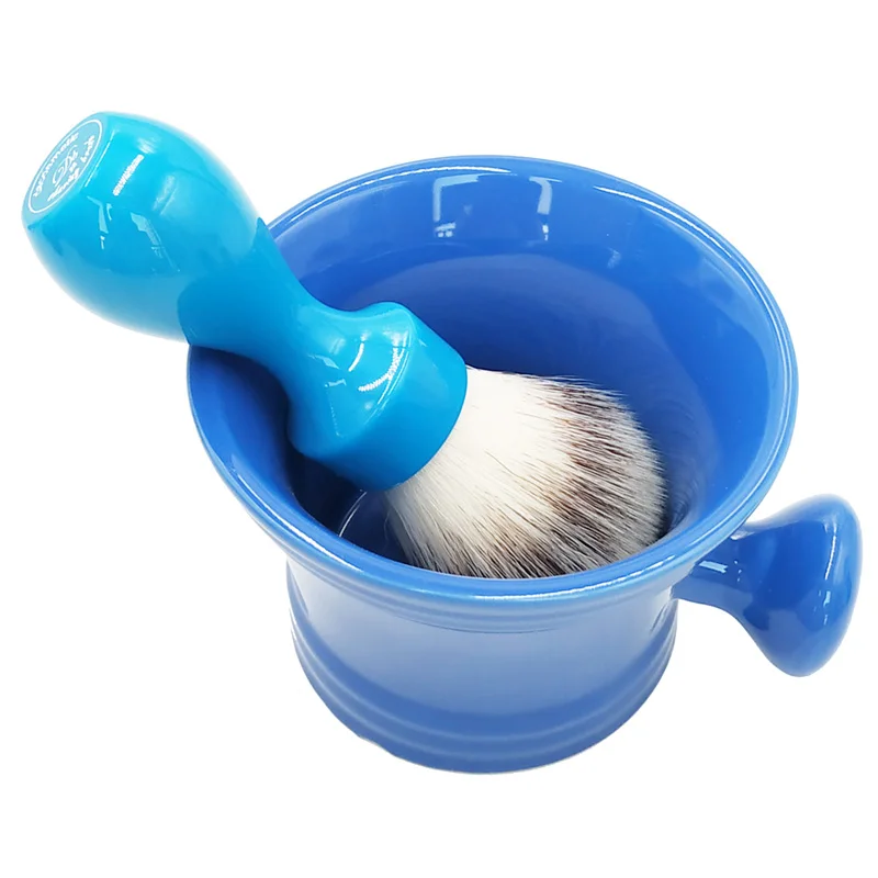 DS мягкий 24 мм/26 мм синтетических волос узел помазок для парня влажное бритье инструменты с смолы бритвенная ручка брить бороду инструмент