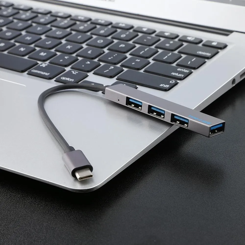 Hot Sale 4 Port USB 3.1 To USB-C Adapter Type-C Hub For Samsung Xiaomi Tablet Macbook Pro Laptop Type-C To USB 3.1 Hub Adapter