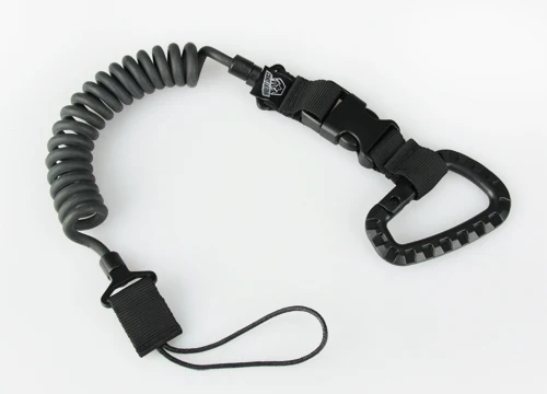 

PPT Tactical Pistol Sling Black CP Color Spring Lanyard Nylon 120-125cm Length Gun Sling Outdoor Accessory PP13-0045