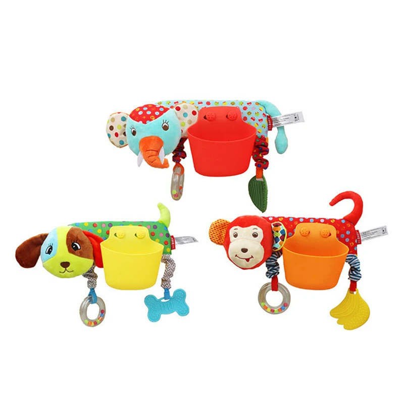Multifunction Baby Teether Trolley Storage Bag Infant Carriage Cute Pocket Bed Hanging Stroller Car Cart Accessories | Мать и ребенок