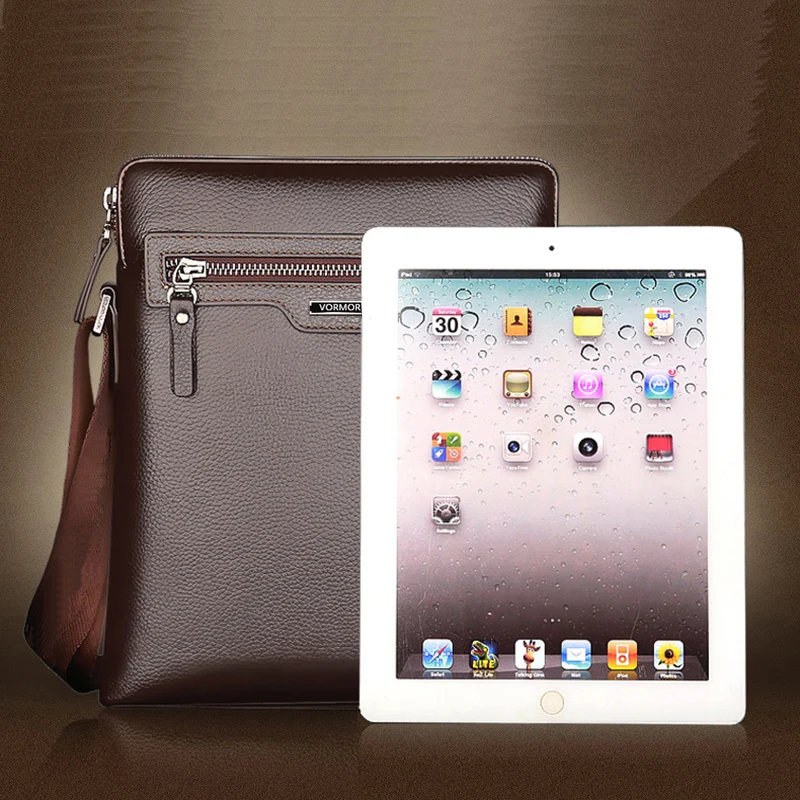 رجل حقيبة جلدية VORMOR العلامة التجارية الكتف Crossbody أكياس بو الجلود الذكور باد الأعمال حقيبة ساعي حقيبة للرجال