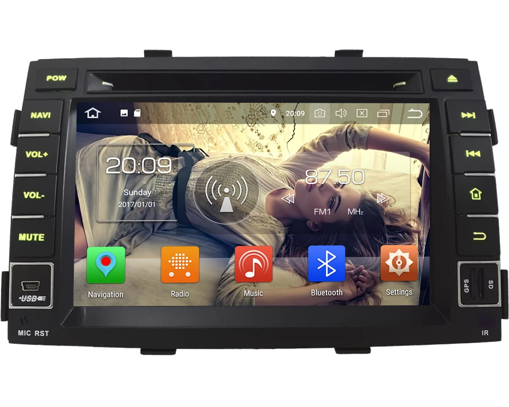 Excellent KLYDE 7" Octa Core PX5 4G WIFI Android 8.0 4GB RAM 32GB ROM Car DVD Multimedia Player Radio Stereo GPS For Kia Sorento 2009-2012 0