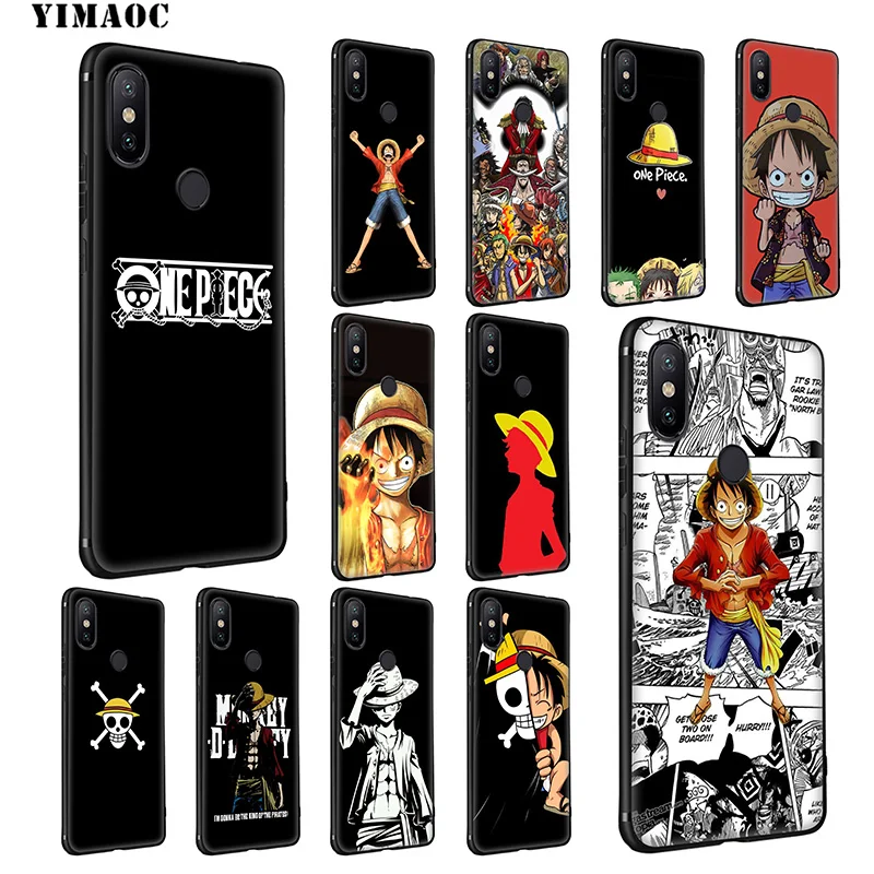 YIMAOC Luffy One Piece Soft Case for Xiaomi Mi 9T 9 8 Se 6 MAX 3 A1 A2 Lite MiA1 MiA2 CC9E CC9 6X 5X POCOPHONE F1 |