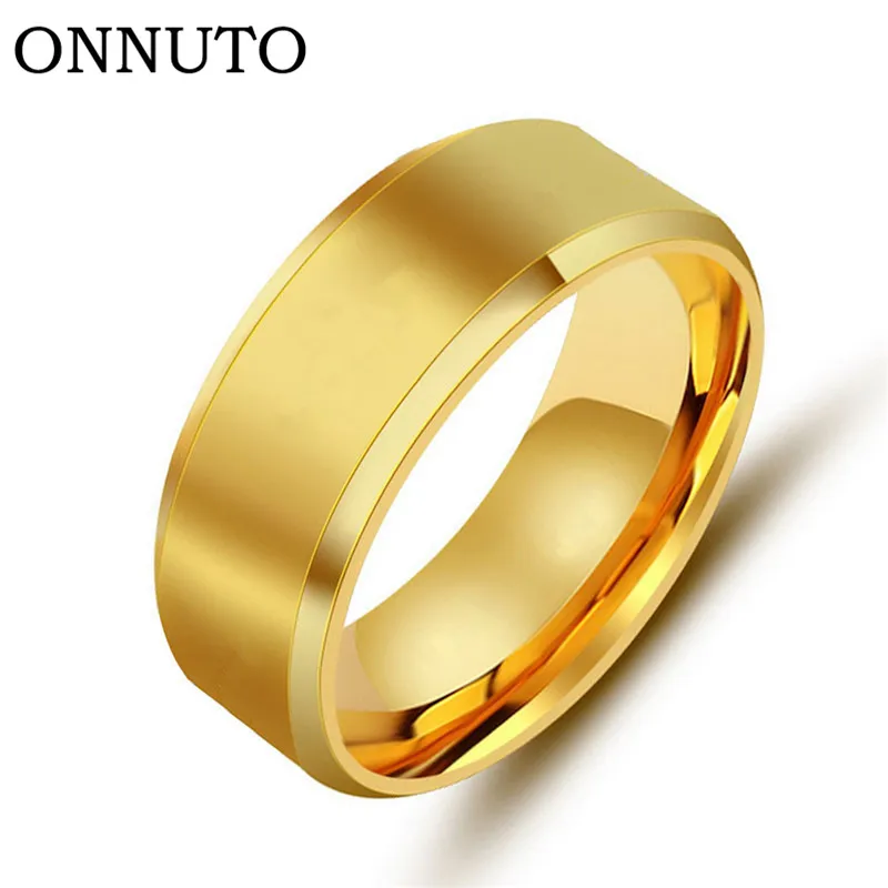 Metal Stainless Steel Wide Rings Sports Male Simple Men Jewelry Ring