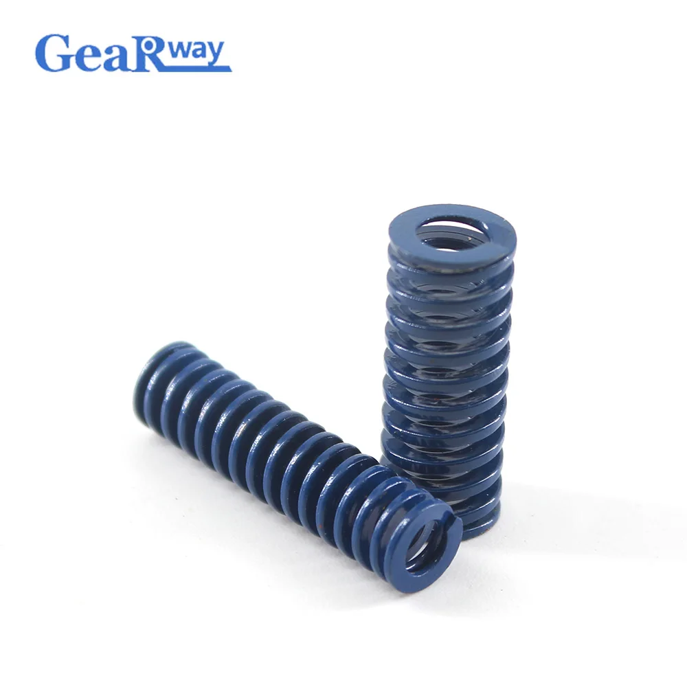 

Gearway Blue Die Spring Long 48% Compression Ratio Mold Spring TL25x20/25x25/25x30/25x50/25x55mm Mould Die Compression Spring