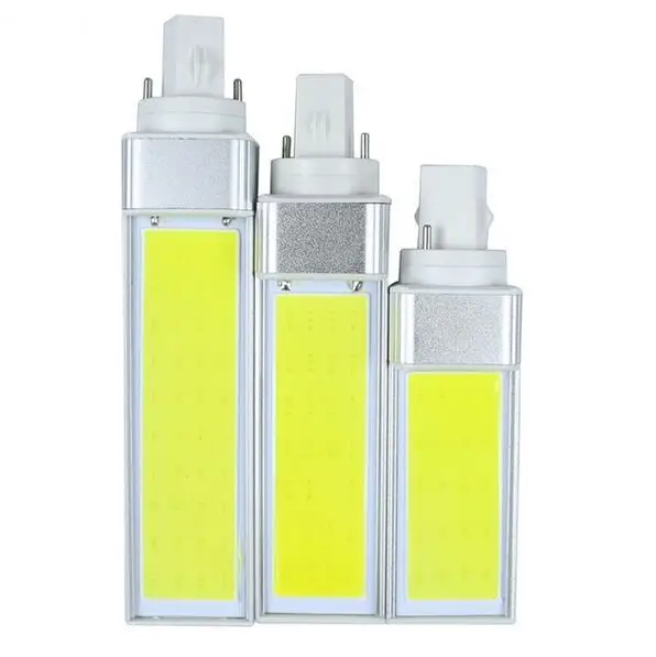 

Horizontal Plug Lamp LED Bulb 10W 12W 15W COB LED E27 G24 G23 COB Corn Light Lamp Warm White AC85V-265V Side lighting