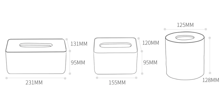 Xiaomi многофункциональная коробка для салфеток, ящик для хранения пультов дистанционного управления, бытовая бумажная коробка для салфеток, умный пульт дистанционного управления