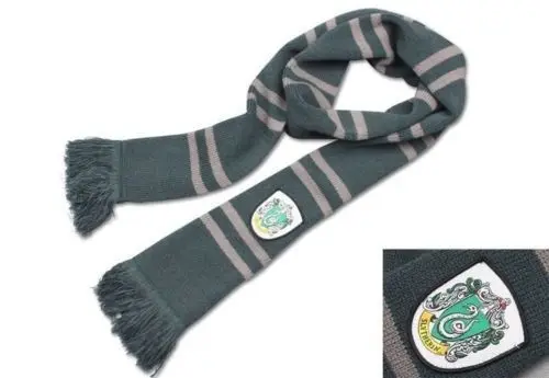 190 см* 25 см Гриффиндор Слизерин Ravenclaw Hufflepuff House 4 цвета логотип шарф для косплея высокого качества теплый вязаный шарф