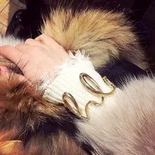 New Fashion Retro Plated Gold Jewelry Hyperbole Opening Hollow Design Personality Girls Design Big Bracelet Bangles For Women