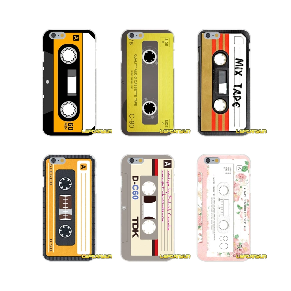 Cassette Tape Design Soft Silicone phone Case For iPhone X 4 4S 5 5S 5C